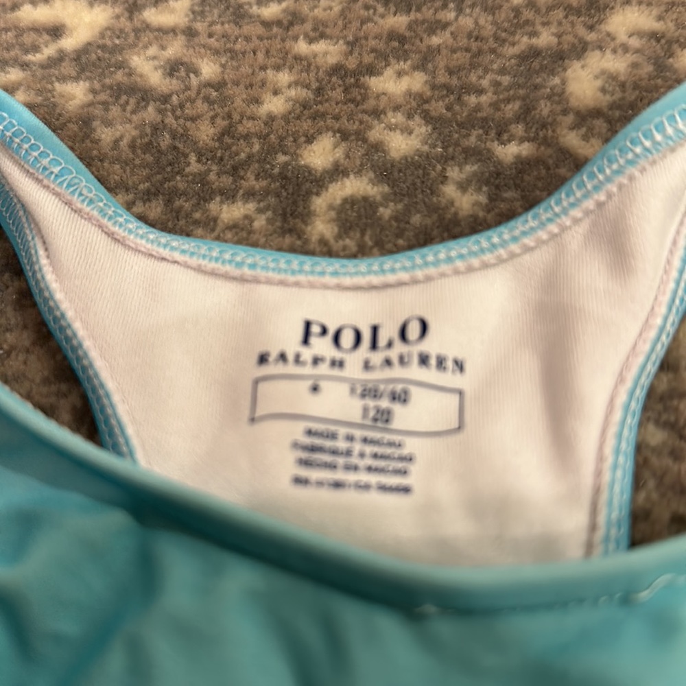 POLO RALPH LAUREN TANK BACK KIDS SWIMSUIT SIZE 6 - Picture 4 of 7